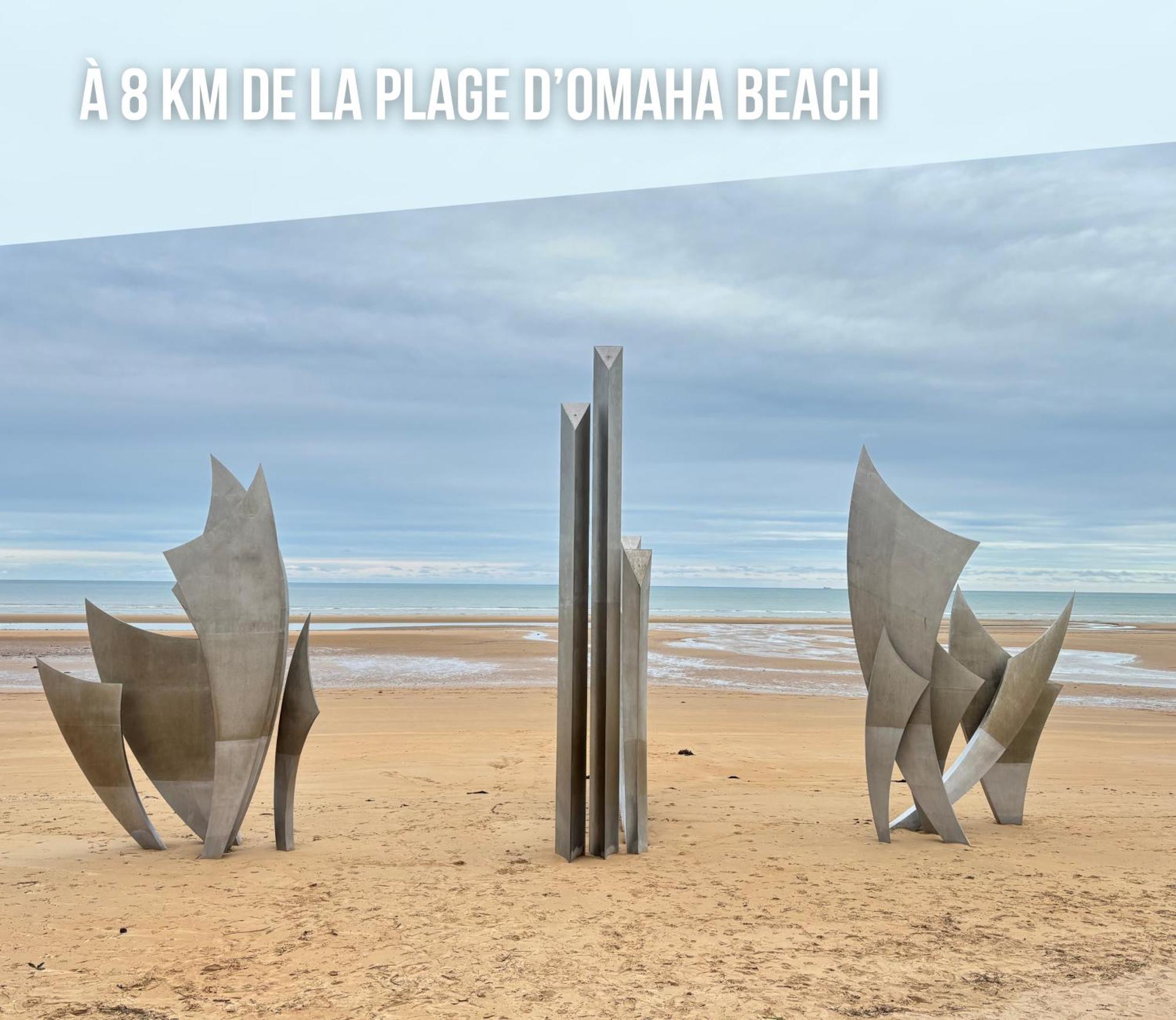 La Fromagerie Maison Lumineuse Et Spacieuse Beau Sejour 5 Ch 2 Wc 1 Sdb Grand Jardin Clos 5Mn A Pied Commerces 10 Mn Plage Omaha Beach Proche Plages Du Debarquement Trevieres エクステリア 写真