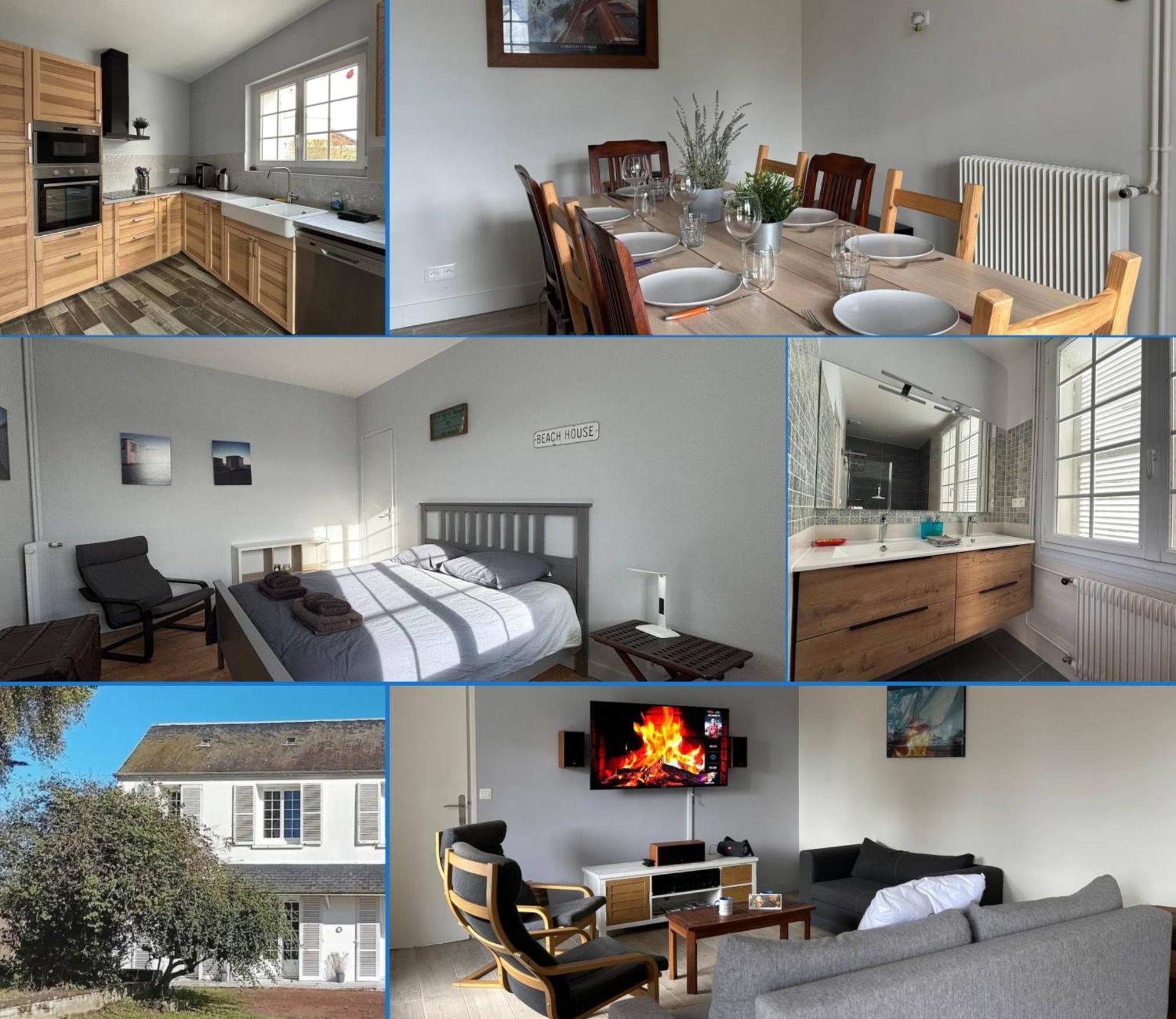 La Fromagerie Maison Lumineuse Et Spacieuse Beau Sejour 5 Ch 2 Wc 1 Sdb Grand Jardin Clos 5Mn A Pied Commerces 10 Mn Plage Omaha Beach Proche Plages Du Debarquement Trevieres エクステリア 写真